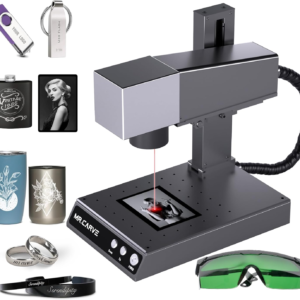 DAJA M1 Pro Small Fiber Laser Jewelry Cutting and Graving Metallic Metal Laser Engraver Marking Name logo Necklace Machine